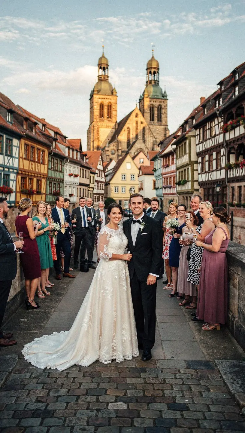 Detailaufnahme der kunstvollen Verzierungen an den Brückengeländern.